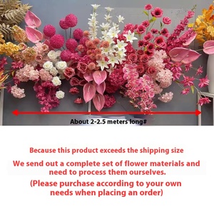 Cao cấp Thanh Lịch Hoa Hồng Nhân Tạo bó hoa cưới dày đặc trong hoa hồng đỏ để trang trí bàn và trung tâm đám cưới - Product Image 6