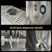Dispensador de Cerveza de Barril de Acero Inoxidable XIFA, Sistema de Servicio Automático, Calidad ISO13485, Sistema de Servicio Inteligente, 8-20 Grifos, 220V