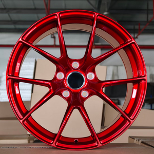 ล้อฟอร์จ <span class=keywords><strong>KE</strong></span> 5x108 1x112 5x114.3 5x120 นิ้ว สีแดงเลือด สำหรับรถยนต์ BMW F30 M2 F87 Corvette Toyota <span class=keywords><strong>Corolla</strong></span> - Product Image 2