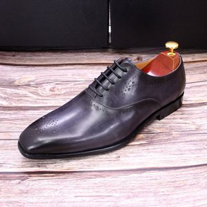Custom Brand Oxford <b>Shoes</b> Classic Fashion Leather <b>Height</b> <b>Increasing</b> Autumn Wedding Party Men Formal Dress - Product Image 2
