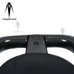 Convient pour <span class=keywords><strong>Jaguar</strong></span> XFL XJ F-TYPE XF E-PACE XE XEL F-PACE Ftype Volant en cuir en fibre de carbone - Product Image 3