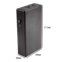 CYHX Router UPS cadangan wifi 1A 2A catu daya baterai Bank DC 9V 12V UPS mini untuk Modem Router Wifi Kamera CCTV rumah