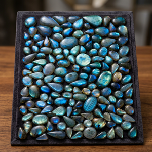 High Quality Natural Blue Labradorite Mixed Shapes Polished Gemstones Iridescent Loose Stones for Jewelry Making By MAHNAJ GEMS - Product Image 4