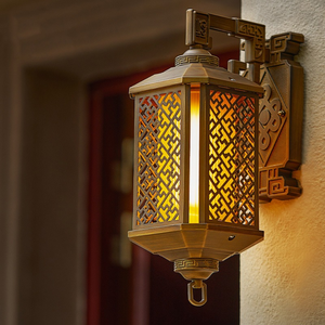 Estilo europeo antiguo IP65 aluminio Led lámpara de pared al aire libre Vintage clásico pared Led luz al aire libre para jardín - Product Image 1