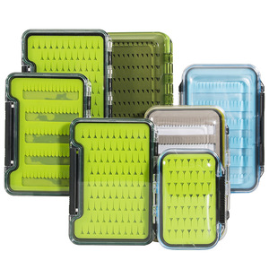 Boîte de pêche <span class=keywords><strong>à</strong></span> <span class=keywords><strong>la</strong></span> <span class=keywords><strong>mouche</strong></span> Double face en plastique et en caoutchouc de haute qualité - Product Image 2