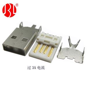 Connettore USB 2.0 Tipo A con Alloggiamento, Adattatore 3 in 1 per Saldatura Fai-da-Te - Product Image 3