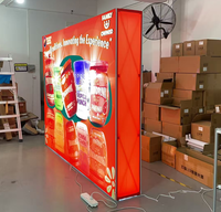 Support de bannière en tissu tendu pour stand d'exposition, stand pop-up ou stand déroulant, pour salons professionnels et événements, 8ft et 10ft