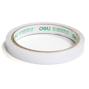 Deli Double-Sided Cotton Paper Tape 12mm X 10m Strong Adhesive For Office Use - Product Image 3