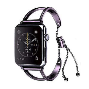 <span class=keywords><strong>Bracelet</strong></span> en acier inoxydable pour <span class=keywords><strong>Apple</strong></span> <span class=keywords><strong>Watch</strong></span>, accessoires de luxe, en métal, pour <span class=keywords><strong>Apple</strong></span> <span class=keywords><strong>Watch</strong></span> série 4/5/6/SE - Product Image 2