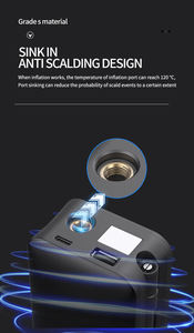 צמיג Inflator נייד מדחס אוויר <span class=keywords><strong>12V</strong></span> DC/110V AC רכב צמיג משאבת אוויר מזרן מיטות, סירות עם אינפלציה ודפלציה מצב - Product Image 6