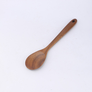 Juego de Espátulas y Cucharas para Sopa de Madera Natural Ecológica, Antiadherentes, con Logotipo Personalizado OEM ODM, Venta al Por Mayor de Fábrica - Product Image 5