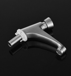 Robinet d'eau froide traditionnel en acier inoxydable à poignée <span class=keywords><strong>unique</strong></span>, avec cartouche en laiton à fermeture automatique, à poussoir, pour toilettes publiques à déclenchement retardé - Product Image 3