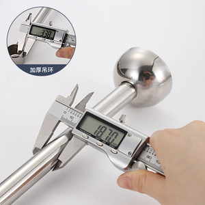 Support de suspension en acier inoxydable pour tringle à vêtements, diamètre 25 mm, fixation au plafond, tête ronde, quincaillerie de penderie - Product Image 1