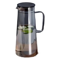 Théière en verre résistant aux hautes températures de 1500 ml avec couvercle et ensemble de tasses, bouilloire à café et à thé avec poignée
