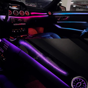 Kit d'éclairage ambiant SJC Car W212 64 couleurs pour <span class=keywords><strong>Mercedes</strong></span> Benz Classe E 2010 - 2015, accessoires d'éclairage LED pour les aérateurs intérieurs - Product Image 2