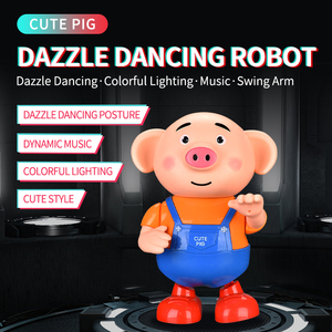 Venda quente bateria operado musical dança robô brinquedo com luz led para crianças - Product Image 2