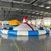 Piscine gonflable géante d'extérieur, grande piscine en PVC hors sol pour la location commerciale et le plaisir familial dans la cour