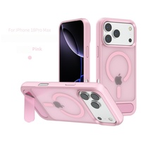 Étui de protection magnétique givré avec support diagonal pour iPhone 18 Pro Max, compatible avec les coques de téléphone iPhone 17, 16, 15, 14, 13