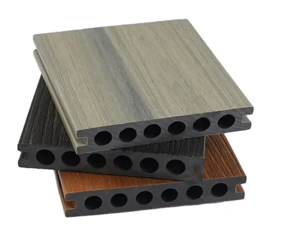 Co-Extrusion Decking Wood Plastic Composite Deck The Second Generation-Cubierta compuesta de plástico de segunda generación