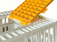 Panier de transport durable en PP de grande taille pour volailles vivantes, poulets, lapins et autres animaux