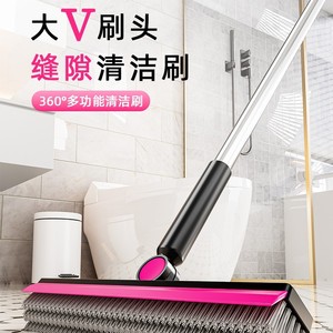 Large V Brush Head 360 Degree Multi Functional Bathroom Floor Tile Cleaning Brush For <b>Gap</b> Cleaning - Product Image 1