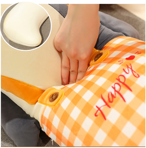 Cuscino <span class=keywords><strong>Peluche</strong></span> a Forma di Pulcino Personalizzabile <span class=keywords><strong>con</strong></span> <span class=keywords><strong>Nome</strong></span> e Colore, Super Morbido, Antistress, Lavabile in Lavatrice, Imbottitura in Cotone PP - Product Image 5