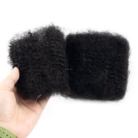 Cheveux humains vierges afro crépus 100% naturels en vrac 30g – Matériau capillaire doux et durable pour usage professionnel en salon