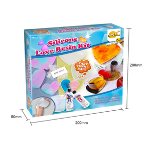 Kit de Resina de Silicona Personalizado para Manualidades, Moldes de Amor, Decoración, Posavasos, Fabricación de Joyas, Juego Completo de Herramientas para Niños - Product Image 2