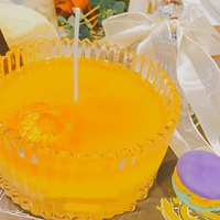 Klares Gel wachs für die Kerzen herstellung Klares Gelee wachs schmilzt transparentes Kerzen wachs für das DIY-Projekt Hand gefertigtes Material Kerzen herstellung