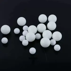 Suministro directo de fábrica de bolas de plástico POM 2,0-50mm, Bolas de plástico sólido blanco