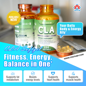Gélules de CLA 1000mg avancées pour le soutien métabolique et le bien-être quotidien – Acide Linoléique Conjugué Haute Puissance – Flacon de 200 unités - Product Image 3