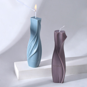 Moule en silicone pour bougie d'aromathérapie en forme de bouteille de style européen, moules personnalisés faits à la main pour la décoration de la maison, artisanat, cadeau - Product Image 2