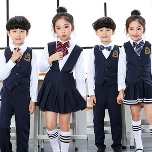 Uniformes scolaires sur mesure en usine <span class=keywords><strong>de</strong></span> Guangzhou Gilet d'école OEM pour filles Angleterre pour enfants et maternelle Vêtements d'école pour enfants - Product Image 3