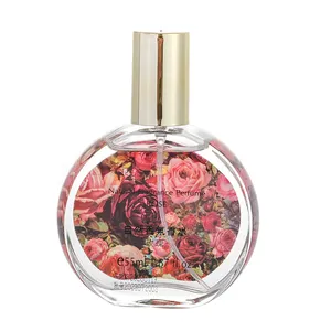 Perfume de rosas personalizado Eau De Toilette Floral Fragrância Natural de Longa Duração Perfume Feminino para Mulheres