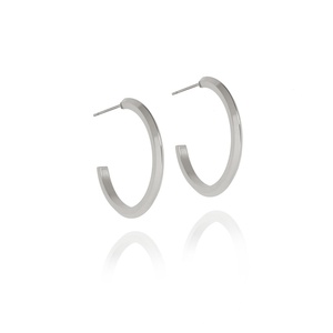Boucles d'oreilles personnalisées en gros, plaquées or, en acier inoxydable, géométriques, pour femmes - Product Image 3