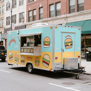 2025 Churros Trailer Catering Trailers Uk China Coffee Kebab Truck Food Hot Dog Cart - Product Image 2