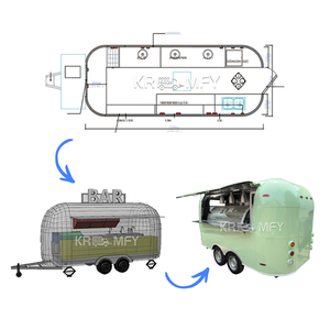 2025 DOT CE Approved Concession Stand Food <b>Trailer</b> for Sale in EU Market Mobile Catering Food Cart <b>Hot</b> <b>Dog</b> <b>Burger</b> <b>Trailer</b> - Product Image 1