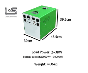 محطة طاقة محمولة متكاملة آلة أيو أحادية البلورية من السيليكون شاشة ليد نظام طاقة شمسية إمداد بطارية ليثيوم - Product Image 3