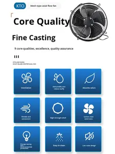 พัดลมระบายอากาศแบบแกนหมุนอุตสาหกรรม YWF พร้อมมอเตอร์โรเตอร์ภายนอก OEM 380V/220V แบบตั้งพื้น - Product Image 3