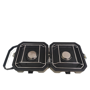 Kompor Gas berkemah portabel 2 tungku, pembakar 2 kustom untuk memasak di rumah tangga & luar ruangan - Product Image 1