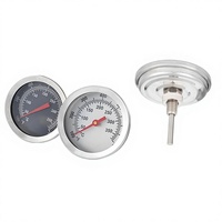 Termometer BBQ Tipe Oven Belakang dengan Layar Digital, Kustomisasi Penuh SS 304 0-300C