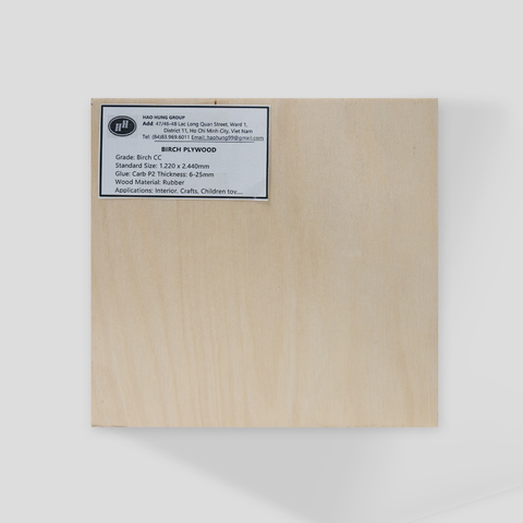 Vietnamese Manufacturer's Top Choice Anti-Slip Waterproof CC Grade 0.26 0.45 Mm Thickness Birch Plywood Decking Material PVC