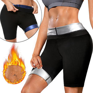 Vente en gros Fitness Sports <span class=keywords><strong>Sauna</strong></span> Shaper Pantalon court <span class=keywords><strong>Effet</strong></span> sueur chaude Minceur Shapewear Workout Gym Leggings pour femmes - Product Image 3