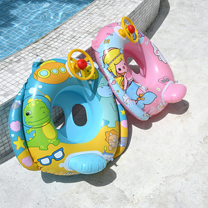 Anillo de natación inflable para bebé Tanyozhe, diseño de dibujos animados de 60x45cm para niños, juego en piscina - Product Image 3