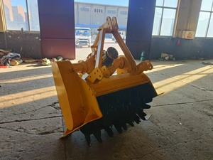 Broyeur de souches tracté pour l'aménagement paysager, déchiqueteur de racines, coupe-racines rotatif monté sur tracteur, cultivateur avec roulement, haute productivité - Product Image 6