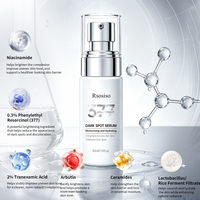 Sérum Visage Professionnel 377 au Phényléthylrésorcinol, Niacinamide et Acide Tranexamique pour l'Élimination des Taches Brunes et l'Éclaircissement de la Peau