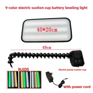 Outil de réparation de bosses de voiture, ventouse électrique ovale verte pour bande lumineuse, détection et réparation de bosses en ABS, fabriqué en Chine - Product Image 1