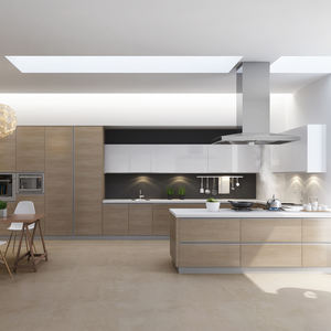 Armoires de cuisine blanches de style américain à finition brillante avec articles de cuisine <span class=keywords><strong>Rick</strong></span> Owens - Product Image 5