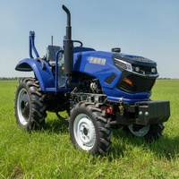 Tracteurs agricoles à roues 60HP 70HP 80HP à bas prix, mini-tracteurs CE, tracteurs à quatre roues avec accessoires à vendre
