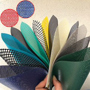 Cao rách dệt nhiệm vụ nặng nề ngoài trời Vinyl PVC tráng lưới vải cho phòng tập thể dục Divider rèm cửa phân vùng Túi xe tải Pallet bao gồm - Product Image 6